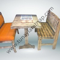 sr0063 Kamelya Ahşap Sedir Takımları